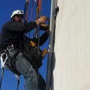 pauline-wireless Construction at the Pauline, Kansas Tower