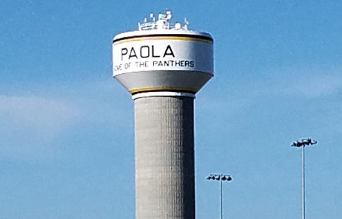 Paola Kansas Water Tower