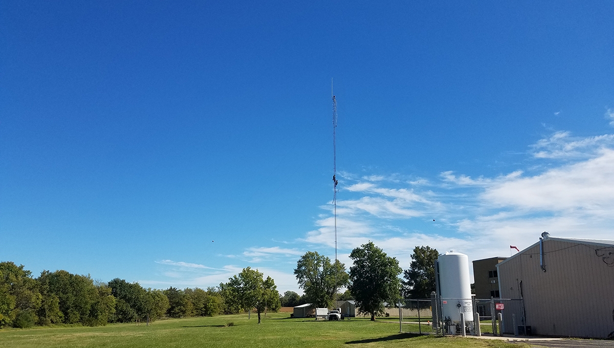 Fredonia, KS Hospital Tower Upgraded (TwinMounds) KWIKOM