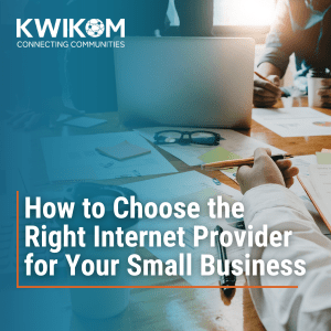 Choosing the right internet provider for your small business