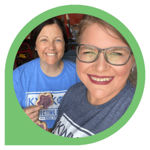 2 Female KWIKOM Employees enjoying a company treat day