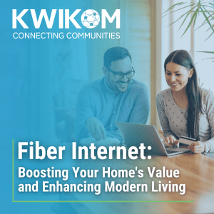 Fiber Internet increases value for your home, business and apartment buildings.